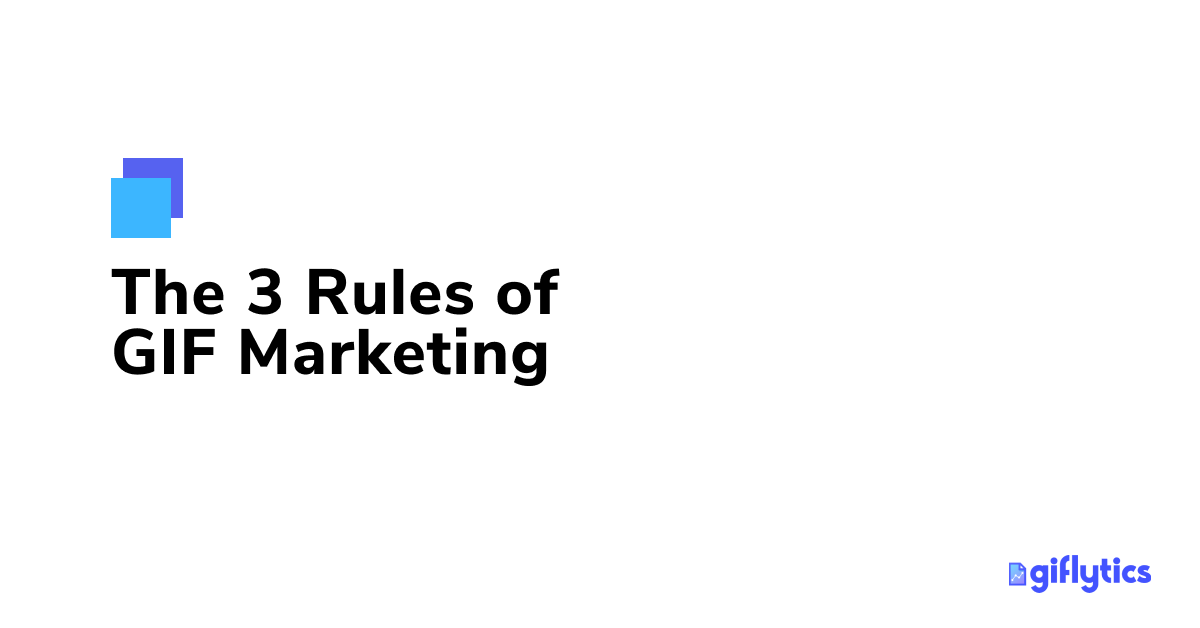 communohq's tweet photo. The 3 Golden Rules of GIF Marketing by @giflytics. Want to learn how to create GIFs that people actually want to share? Follow these 3 rules and you'll be on your way to extremely shareable content. https://t.co/2qngcIM4HJ https://t.co/jkvvFWtGDy