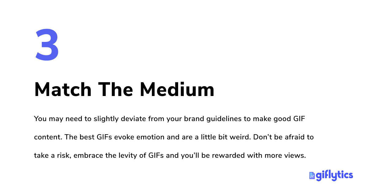 communohq's tweet photo. The 3 Golden Rules of GIF Marketing by @giflytics. Want to learn how to create GIFs that people actually want to share? Follow these 3 rules and you'll be on your way to extremely shareable content. https://t.co/2qngcIM4HJ https://t.co/jkvvFWtGDy