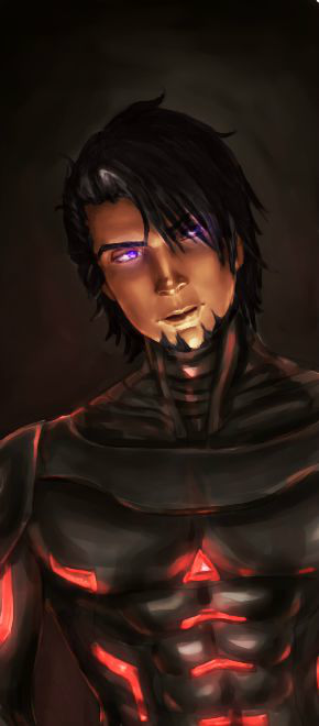 ForgoneVillainy's tweet image. - heat-resistant attire for the occasion—Vigilante Omega—with his visor camouflaged, his lavender eyes matched his rather calm and menacing body language. 

Silently standing there for a moment.