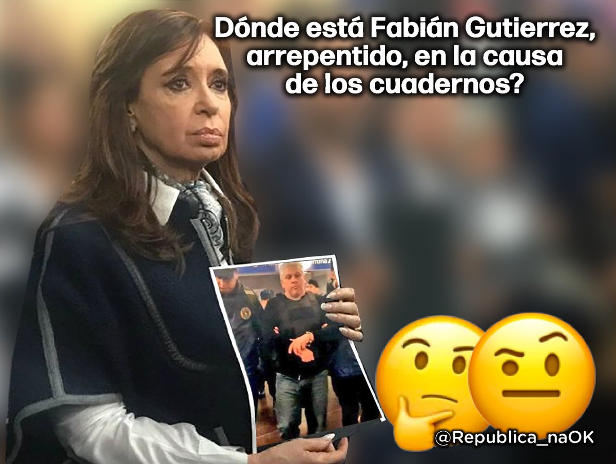 MOLLA_1969's tweet photo. Otro Nisman!
Me imagino que el Presidente @alferdez y la Vice @CFKArgentina estarán moviéndo cielo y tierra para encontrar a Fabián Gutiérrez, no?
#DondeEstaFabiánGutiérrez
#OtroNisman
#CFK1
#CFK2
#FabiánGutiérrez
#GobiernoDeCriminales
#PeorGobiernoDeLaHistoria https://t.co/Z24t9IZ257