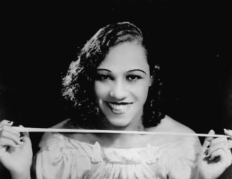 While listening to  #CabCalloway all day (nothing new), I *never* hear him w/o thinking of his sister  #BlancheCalloway, whom he'd often credit as the inspiration behind a lot of his performance style + 1st woman to lead an All-Male Orch, Blanche Calloway & Her Joy Boys. Know her.