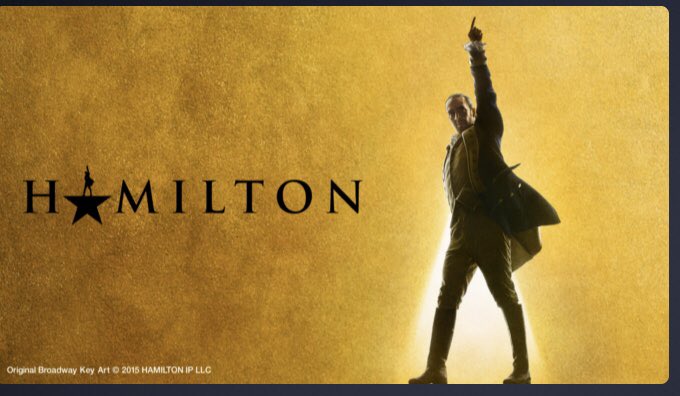 dpodrockets's tweet photo. Watched #Hamilton 2xs today! It was amazing and I hope I get the chance to see it live one day! #HappyHamiltonDay It was a great day! https://t.co/v4wbkKqJQ6