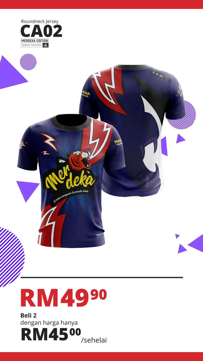 nazrinmz's tweet photo. BERITA BAEKKK FRESH DARI LADANG!!
-
Untuk 100 Pembeli TERAWAL baju Merdeka X Covid Edition akan mendapat diskaun sebanyak RM2.
-
Rugi korang tak grab awal2 baju Merdeka X Covid ni sebelum habis kuota!!!
*promo ini tidak terpakai dengan mana-mana promosi/pakej lain https://t.co/cBjKUX6yZK
