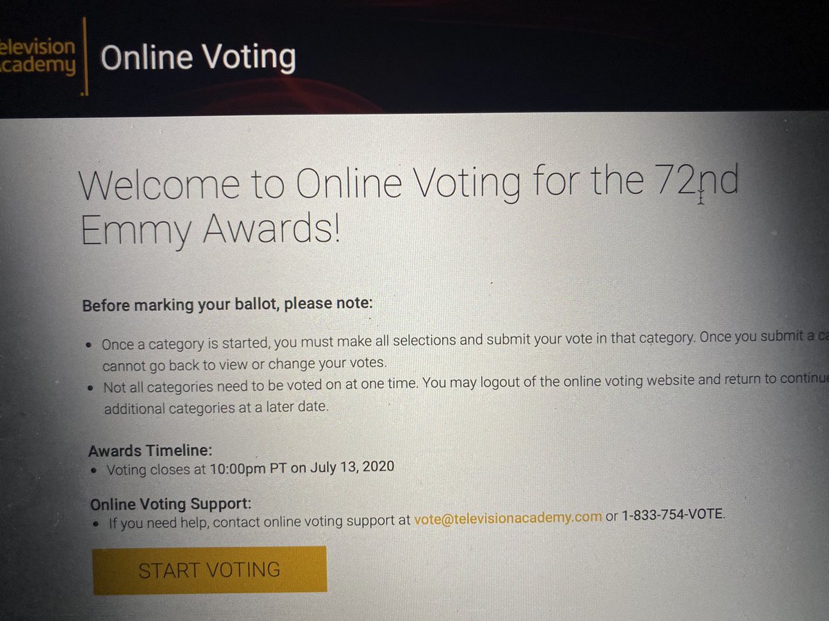 #emmys2020 <a href="/TelevisionAcad/">Television Academy</a>