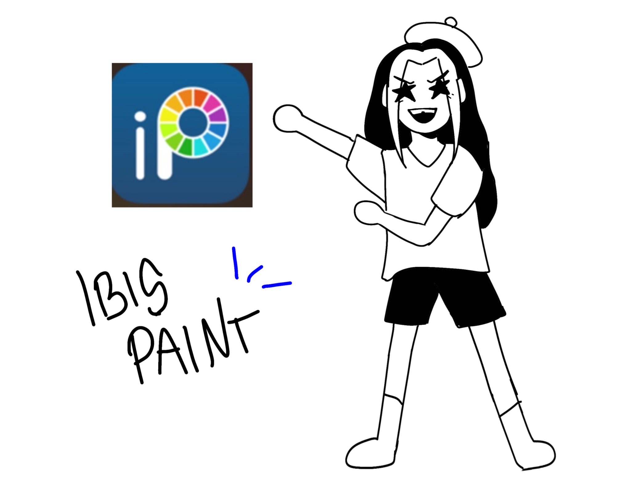 DIGITALIZANDO UM DESENHO NO IBIS PAINT! 