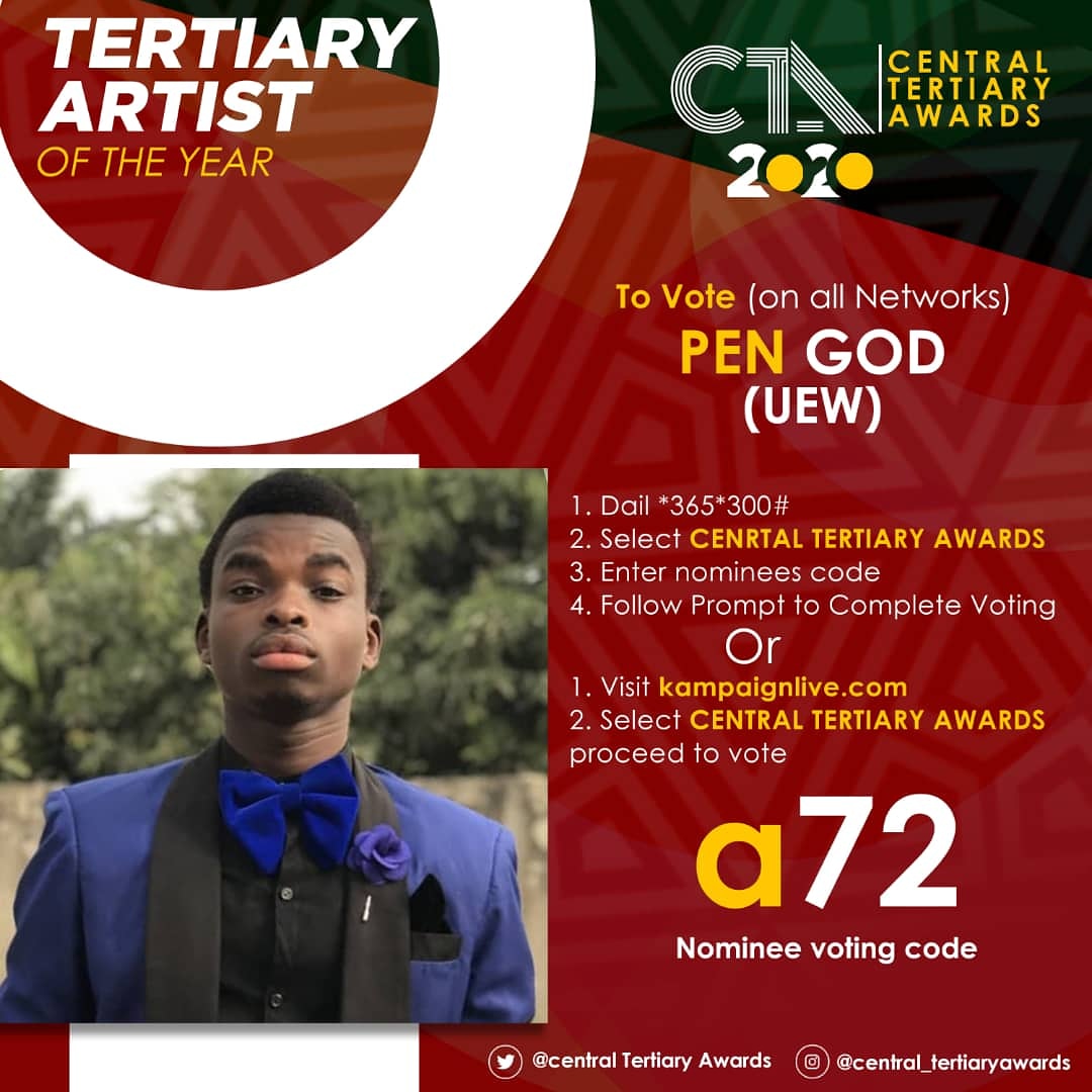 de_Pengod's tweet photo. Please I need ya support
Dial *365*300# to short code a72 to vote for PenGod as the Tertiary artist of the year https://t.co/cIBDVd6sUg
