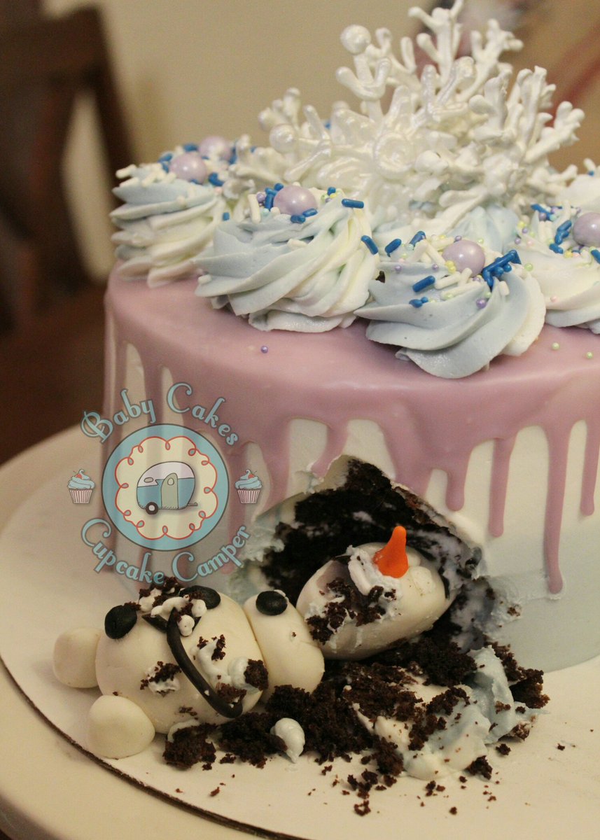 bccupcakecamper's tweet photo. I had an idea for a frozen inspired cake... Cake coma Olaf :) I think her turned out cute.. #cupcakecamper #oalf #doyouwannabuildasnowman #tattooedbaker #bccupcakecamper #mycupcakerunnethover https://t.co/Cv7aBkIyBq