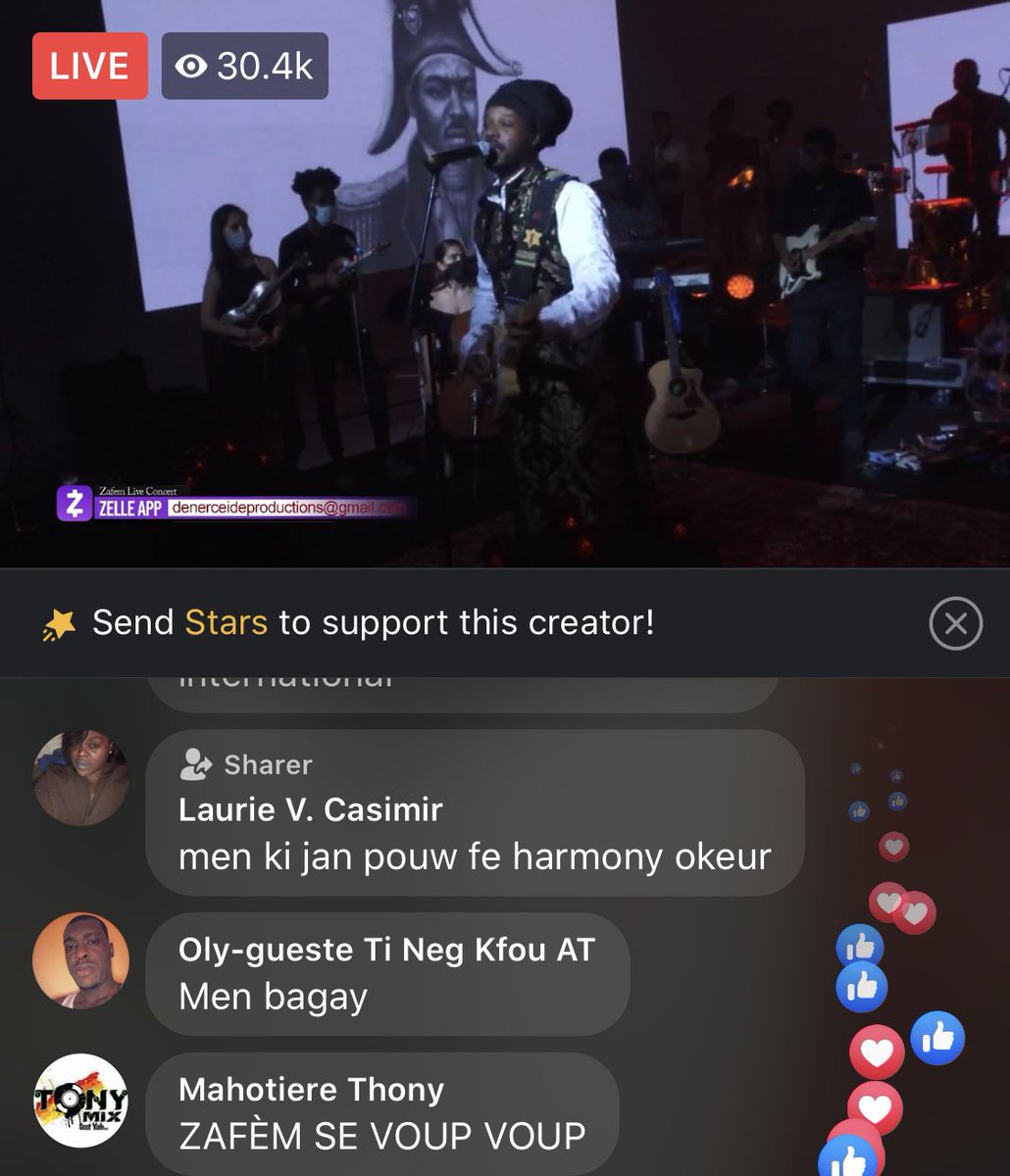 Tony I On Twitter Ireginaldcange Zafemmusic Kafou Bay Anpil Gwo Bout Atis Zafem Ap Fe On Lot Bagay La