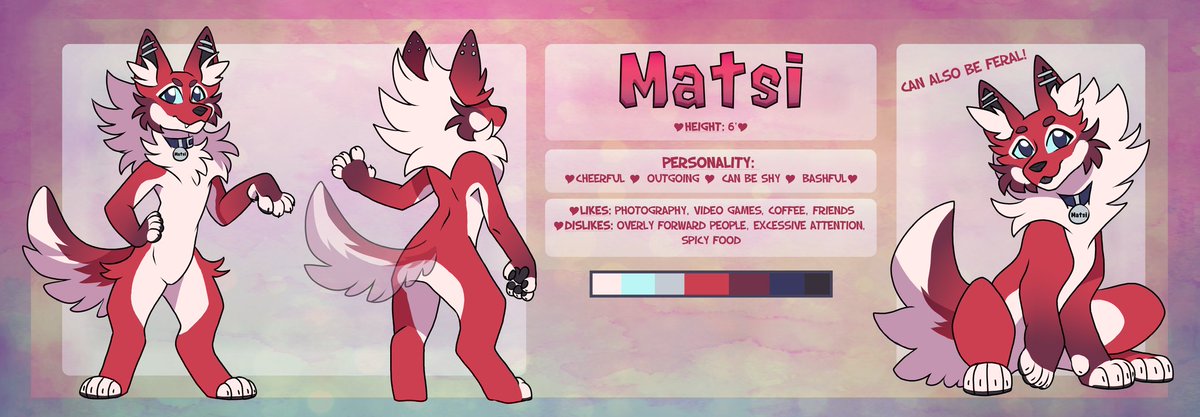 I've been thinking about this for a long while and finally decided to make a new sona! Well, completely redesign Matsi! The wonderful art by Rebonica on FA! (nsfw gallery warning)