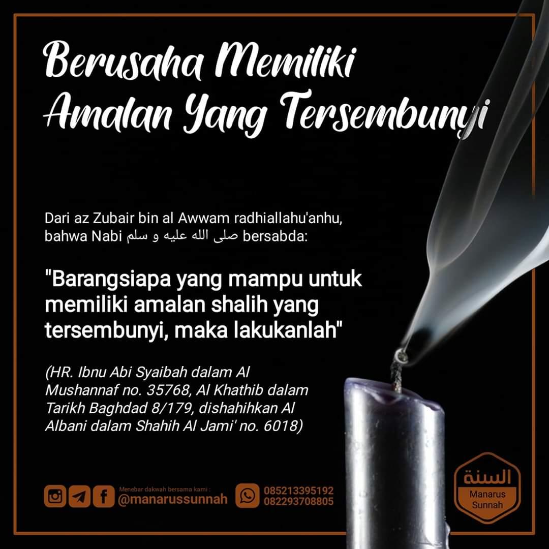 abufaizah03's tweet photo. Hendaknya Seorang Mukmin Memiliki Amalan Tersembunyi https://t.co/M7tVO0LZaO