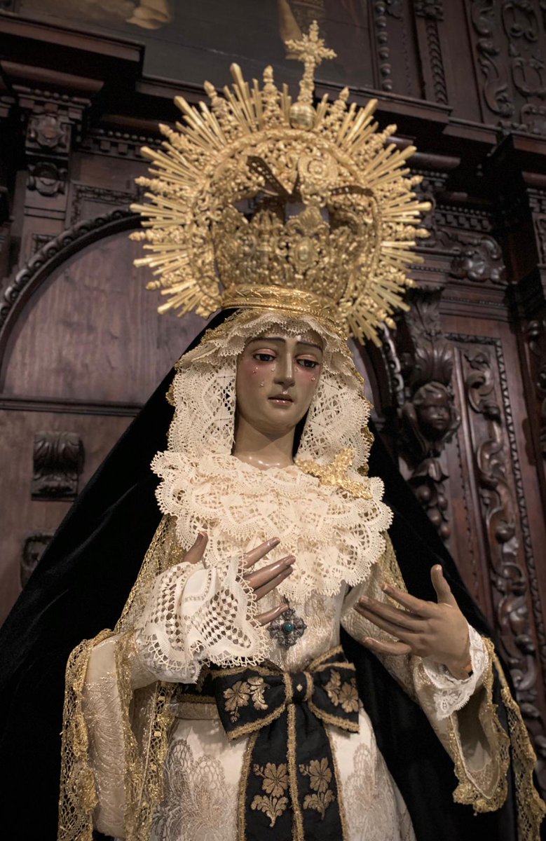 Ntra. Sra. de la Soledad ataviada para el tiempo ordinario. 
📷 <a href="/danievaquero/">Daniel Vaquero</a>