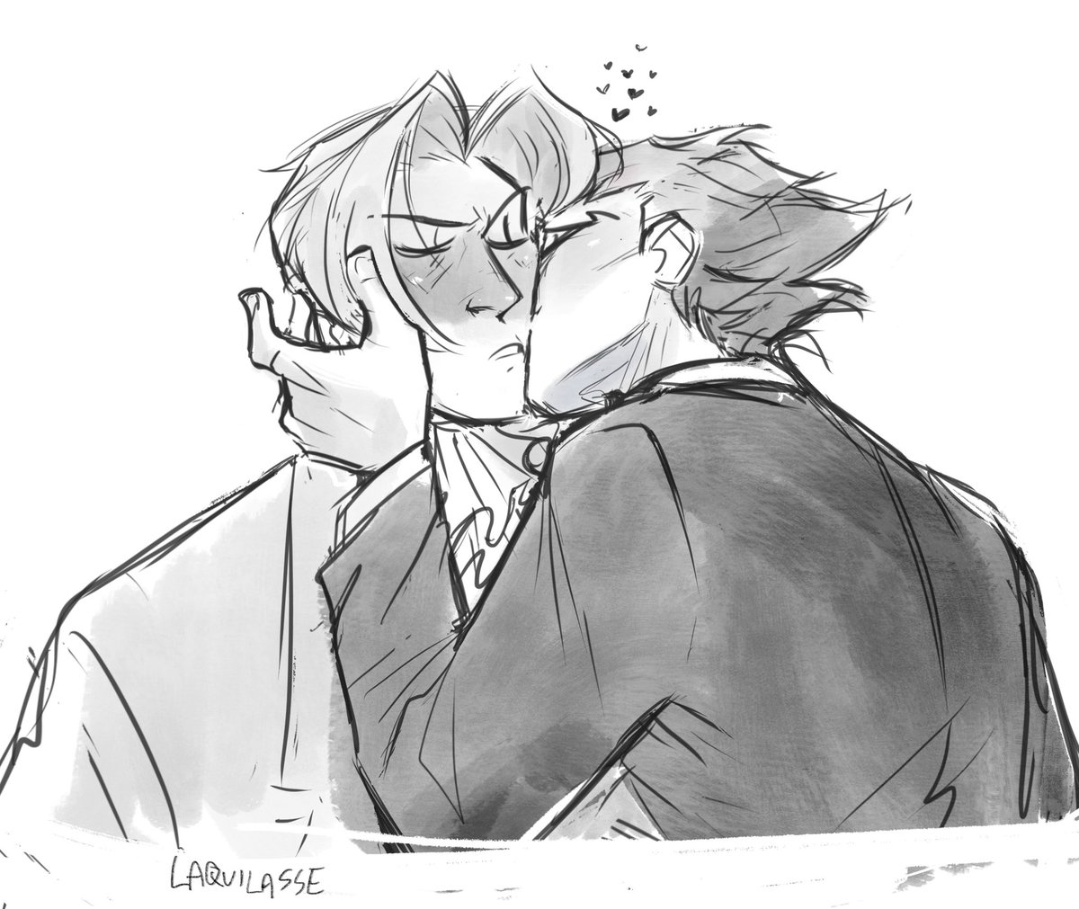 Day 3, it's THEIR DAY ? just thought I'd post some soft kissy sketches for official narumitsu day ? #nmweek20 