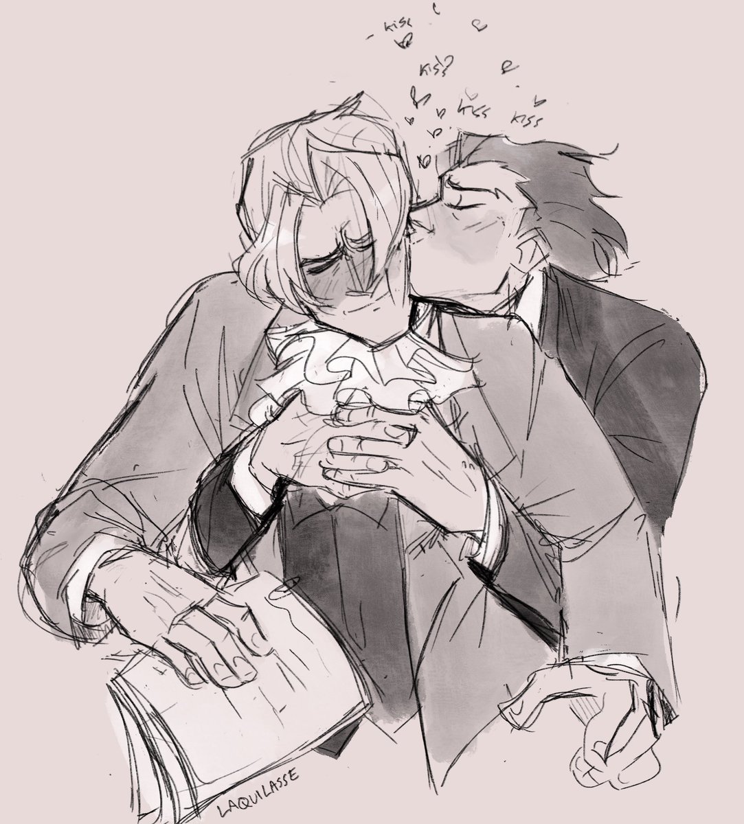 Day 3, it's THEIR DAY ? just thought I'd post some soft kissy sketches for official narumitsu day ? #nmweek20 