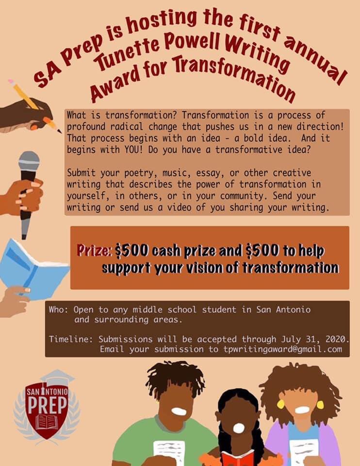 For middle schools in San Antonio and surrounding areas! Let’s go! #SanAntonio #youth #writing #creativewriting #hiphop #poetry