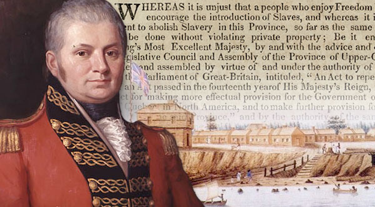 14. Simcoe hated slavery, but he also chose to fill his government with slaveowners who forced him into a compromise. Instead of abolishing slavery immediately, his new law just started phasing it out gradually.