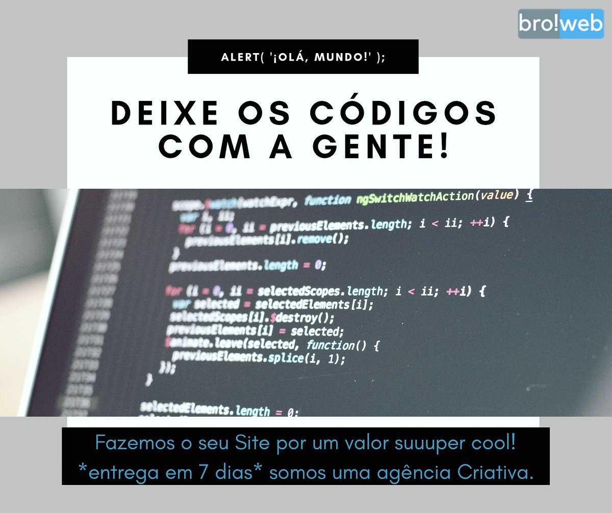 BroWebDigital's tweet photo. Somos uma agência Criativa, apaixonados pela a ideia do novo e com uma equipe 💯% jovem e cheia de boas vibrações💓

Conheça a Empresa:
https://t.co/LqahWnDMkl

Áahh, e não deixe de consultar os nossos serviços e produtos heheh😉
#agenciadigital #criacaodesites #fazemososeusite https://t.co/7CLg0Sqh4t
