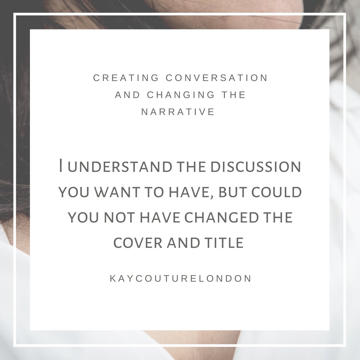 KayCoutureLDN's tweet photo. Just seen Vogue Cover I am always for mental health discussions but the cover and title, I think there could have been other choices more appropriate. #change #discussions #LearningNeverStops https://t.co/pyBZYQmSKc