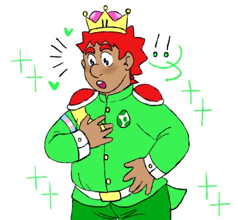 DestinytomoonA's tweet photo. Yoshi discovers a crown? 💚 https://t.co/Ic9MwjZ5nw