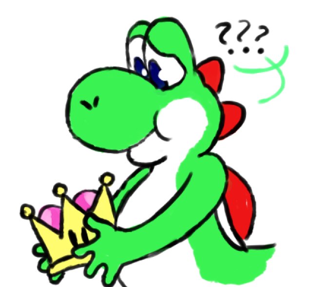 DestinytomoonA's tweet photo. Yoshi discovers a crown? 💚 https://t.co/Ic9MwjZ5nw