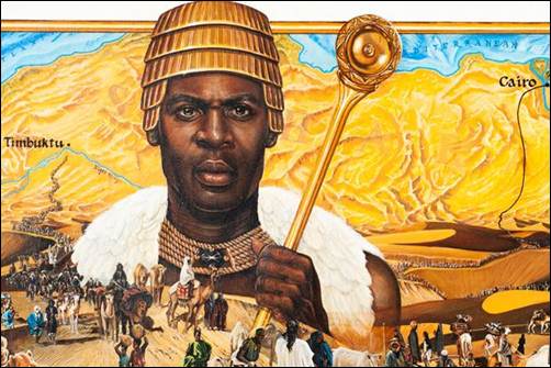 Sundiata Keita, (the original Lion King) founded the Mali empire & ruled from 1235 - 1255. A sickly boy captured by the Ghana Empire, he grew to become a local leader & led a revolt against Ghana's King Sumanguru who tried to impose trade restrictions on his people.