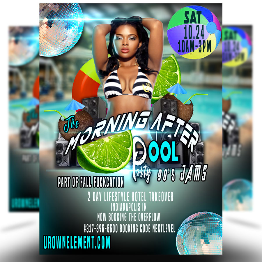 UrownElement's tweet photo. YOU KNOW WE DON'T SLEEP RIGHT... AND SO WE'LL.. THE PARTY KEEPS GOING.. COME ON DOWN TO POOL AREA SATURDAY.. FALL FUCKCATION OCT.23RD-25TH INDIANAPOLIS IN 2 DAY HOTEL TAKEOVER
https://t.co/Jsb3vHLJoF https://t.co/7xl2j2bRRu