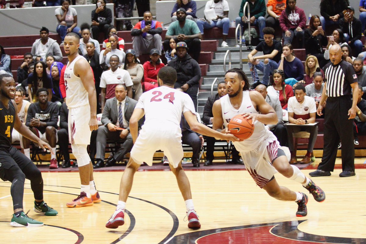 NCCU_MBB's tweet photo. 🗣🗣 Eagle Nation,

On This Friday We Flash Back To Our Thrilling Home Victory VS Norfolk State! 

#EarnedNotGiven 
#SameFightDifferentRound 🏀🦅 https://t.co/KbqbO9mVgi