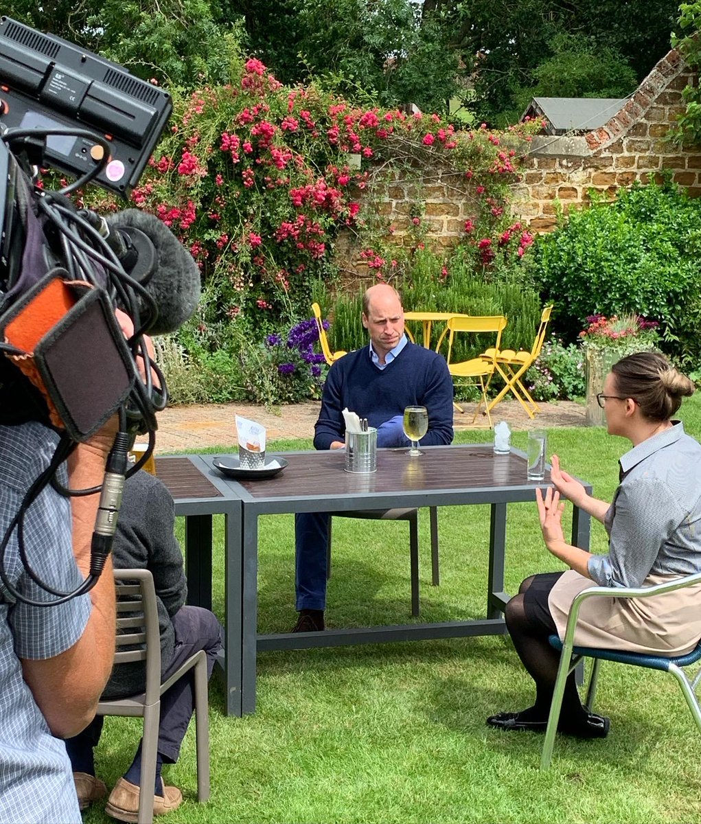 AWPRCO's tweet photo. Hospitality is back!!

It was wonderful to spend some time today with The Duke of Cambridge at The Rose &amp; Crown in Snettisham as we look to relaunch the hospitality industry following the relaxation of lockdown.

It’s time to get back to doing what we do best - being hospitable! https://t.co/iji1wnwWp1