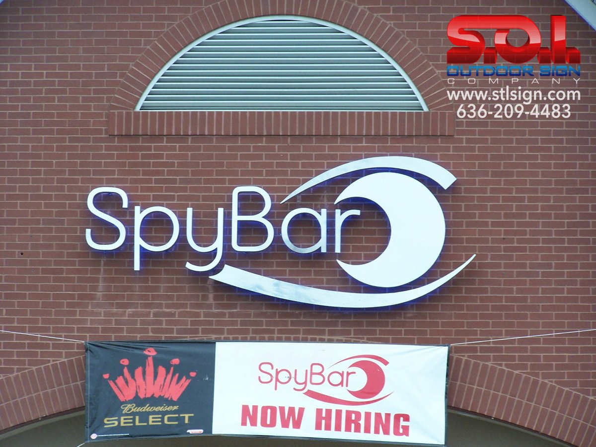 Source4Signs's tweet image. Business sign for Spy Bar
#SPYBAR
#stlouissigns #visualidentity #signinstallation #signshoplife #signmaking #business #brentwoodmo #chesterfieldmo #chesterfield #cottleville #desperesmo