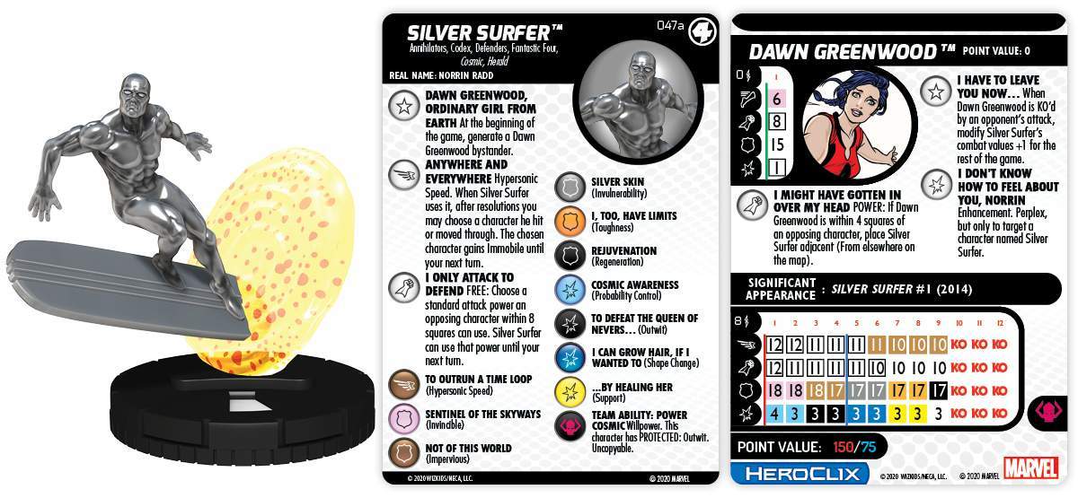 Silver Surfer, Blastaar, and Reed Richards, Fixer of Universes! #Heroclix