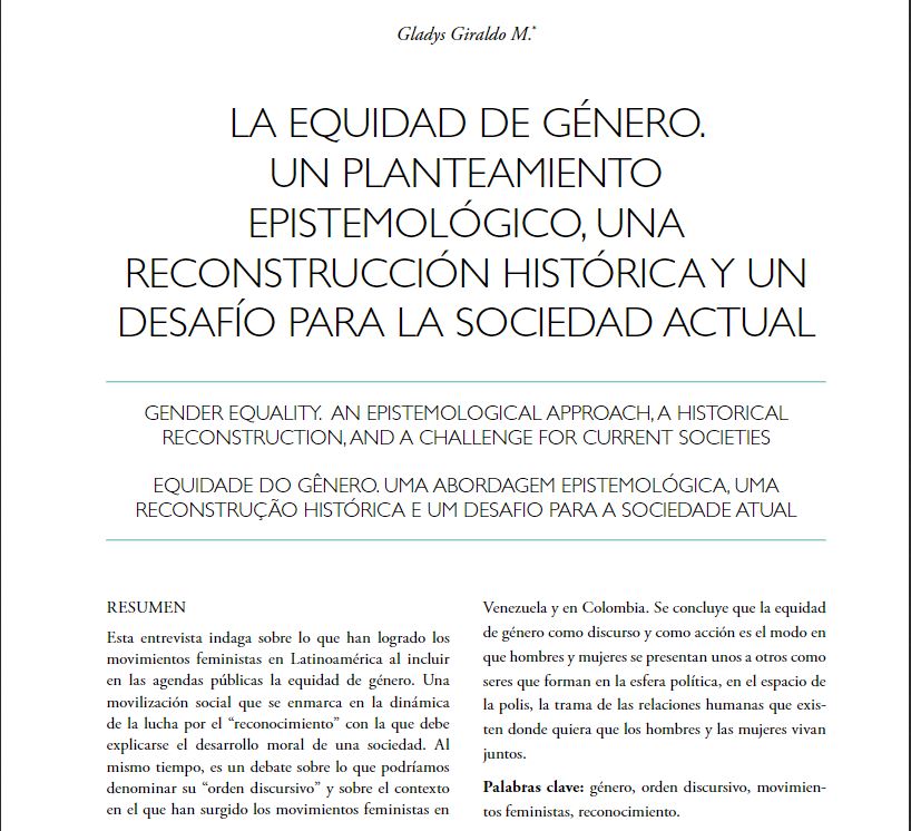 REpisteme's tweet photo. Desde @SantotoVillavo les compartimos esta entrevista sobre la equidad de género que realizó la profesora Gladys Giraldo de @UNAEcuador  a Alba Carosio de @Celarg  y Claudia García de @umanizales @FundacionCinde 

https://t.co/GU5WjVT0Zb https://t.co/BKPQMf6g3b