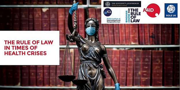 BinghamCentre's tweet photo. Bringing together expertise in #RuleOfLaw and global health crises, the @BinghamCentre has partnered with @GlobalHealthEdi and @a4id’s #ROLEUK Programme to publish a seminal paper on ‘The Rule of Law in Times of Health Crises’. Download https://t.co/qM5NILaMaD #RoL #HealthCrisis https://t.co/6WJCR4L63j