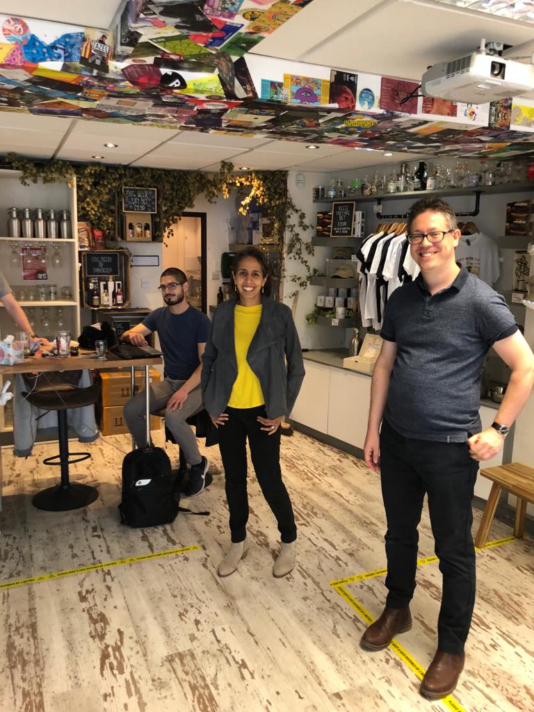 Sat 4 July is <a href="/ukindieday/">Independents' Day UK</a>. Today I visited businesses in Church Street #Twickenham with <a href="/RogerCrouch1/">Roger Crouch</a> &amp; @geoffraysi to talk to business owners about innovating through lockdown + how restaurants are preparing to open safely tomorrow. Please shop local &amp; support Independents' Day