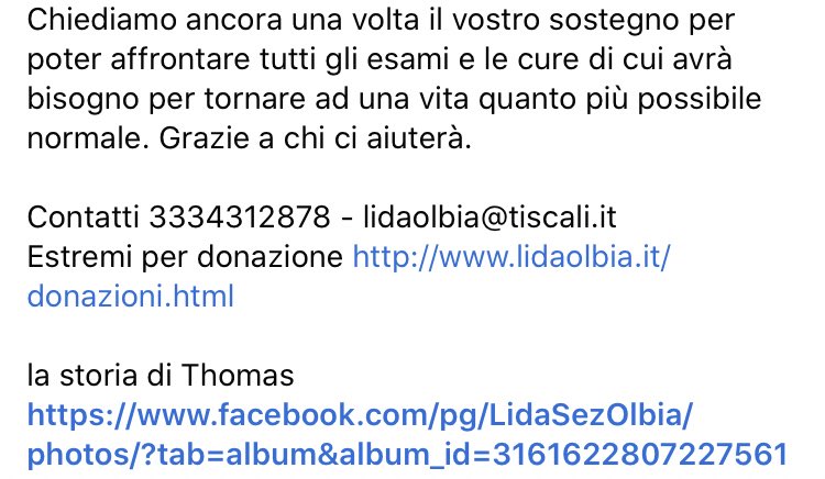 LidaSezOlbia's tweet photo. #Micio #Thomas è stato portato in clinica per una visita specialistica. Il #referto è un po’ complicato da comprendere per noi profani, ma non dice niente di buono.
Chiediamo ancora una volta il vostro sostegno per poter affrontare tutti gli esami e le cure di cui avrà bisogno ⤵️ https://t.co/tEGEmZ7qu9