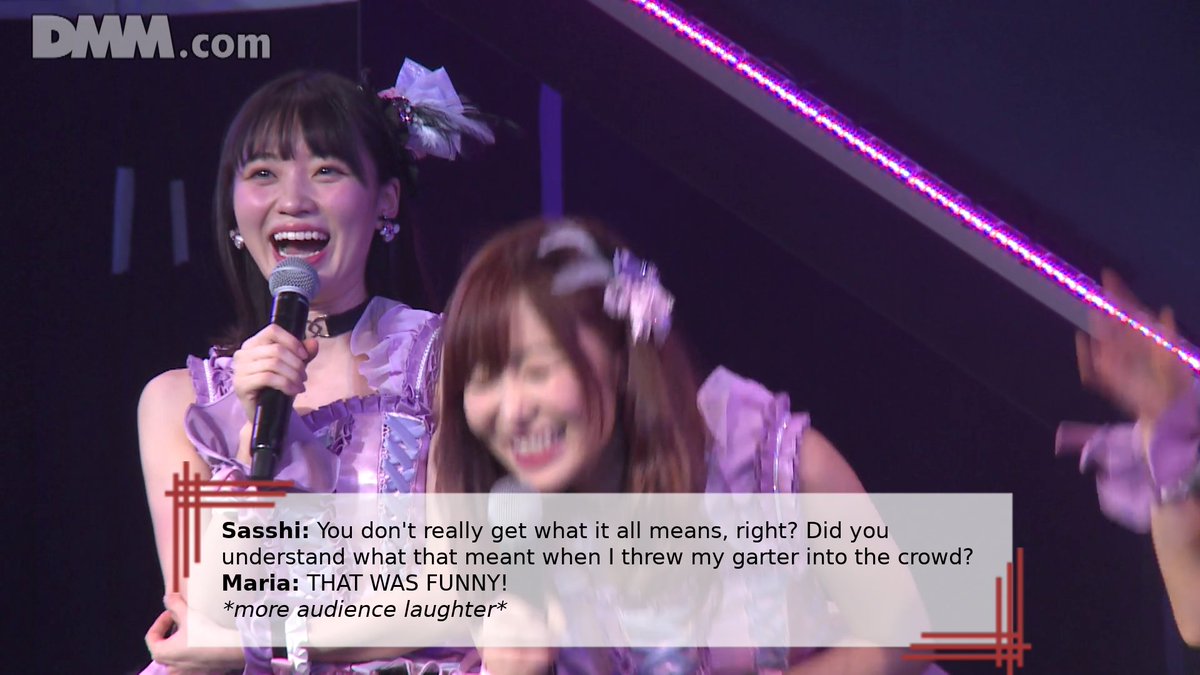 Who came to watch this stage? Well if it isn't 13 y/o Imamura Maria  #指原莉乃  #今村麻莉愛