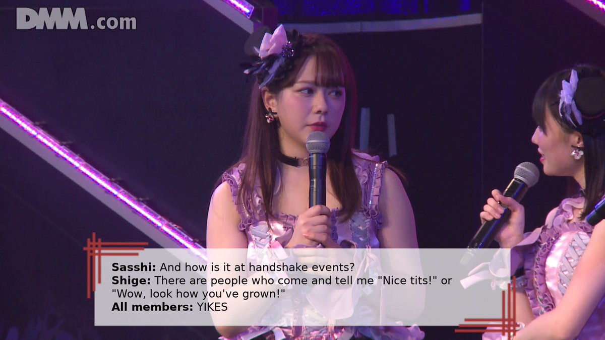 [1/2] A mature stage also sometimes needs mature topics.Murashige, body complexes, and harrassment. #村重杏奈  #指原莉乃