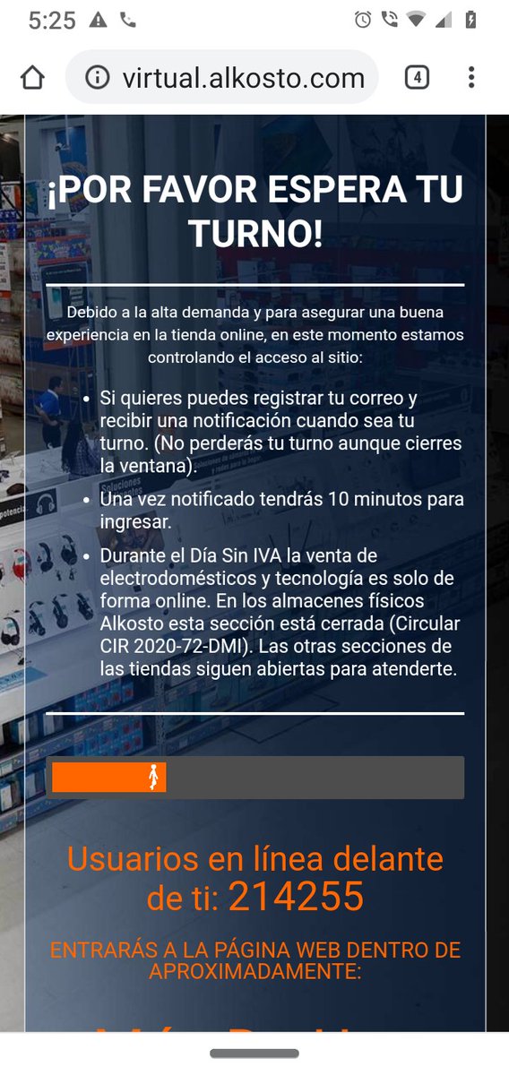 AngieCa09304699's tweet photo. Llevo desde las 9:00 AM y miren hasta ahora donde voy 🤦#alkosto https://t.co/LjGe0R9ykz