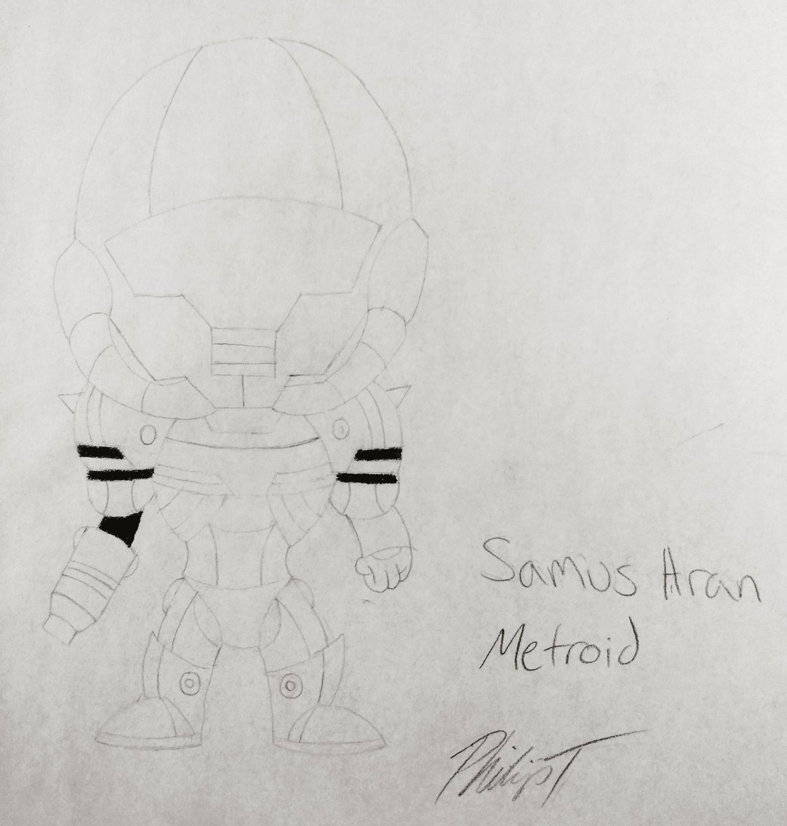 all_nostalgic's tweet photo. First time ever drawing Metroid! 🤖
#90skid #Draw #Nostalgia #Art #CartoonArt #Games #SamusReturns #VideoGames #SuperSmashBros #ChibiArt #PencilArt #Sketch #Doodle #Fighting #Robot #FictionCharacter #Wip #SamusAran #Drawing #Chibi #Metroid #FirstTime https://t.co/y9iumANGU4