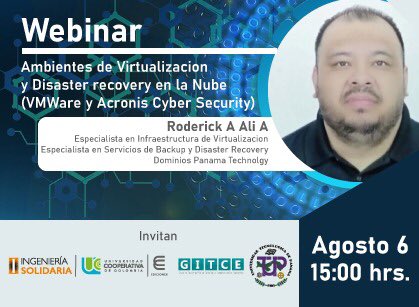 drvvillarrealc's tweet photo. Ingeniería Solidaria de la @UCooperativaCol en Colombia y el grupo de Investigación GITCE #gitce de la @utp_chiriqui te invitan a que te registres en sus sesiones de webinar para el mes de agosto en https://t.co/SQmABFEdnM @DRI_UTP @UTPInvestiga https://t.co/rwnSy7YPvc