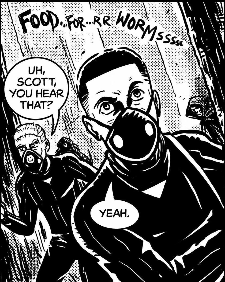 secret_forces's tweet photo. 🔥 Today's #dailycomic. Updates daily Mon-Fri. Also available daily on @webtooncanvas app
#comicsofinstagram #webcomics #indiecomic #blackandwhitecomics #sfdaily #scificomics #makecomics #makingcomics #makemorecomics #readmorecomics #webtoon #newcomics #procreate #ipadpro https://t.co/CkLr97RuiM