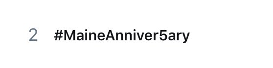 BernabeIren's tweet photo. At the trendlist right now.

#MaineAnniver5ary | Maine
#MaineMendoza | @mainedcm https://t.co/dZORNhBIHr