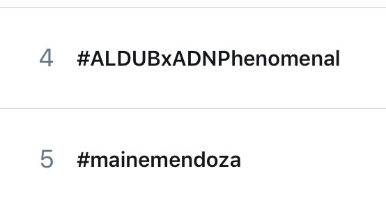 BernabeIren's tweet photo. At the trendlist right now.

#MaineAnniver5ary | Maine
#MaineMendoza | @mainedcm https://t.co/dZORNhBIHr