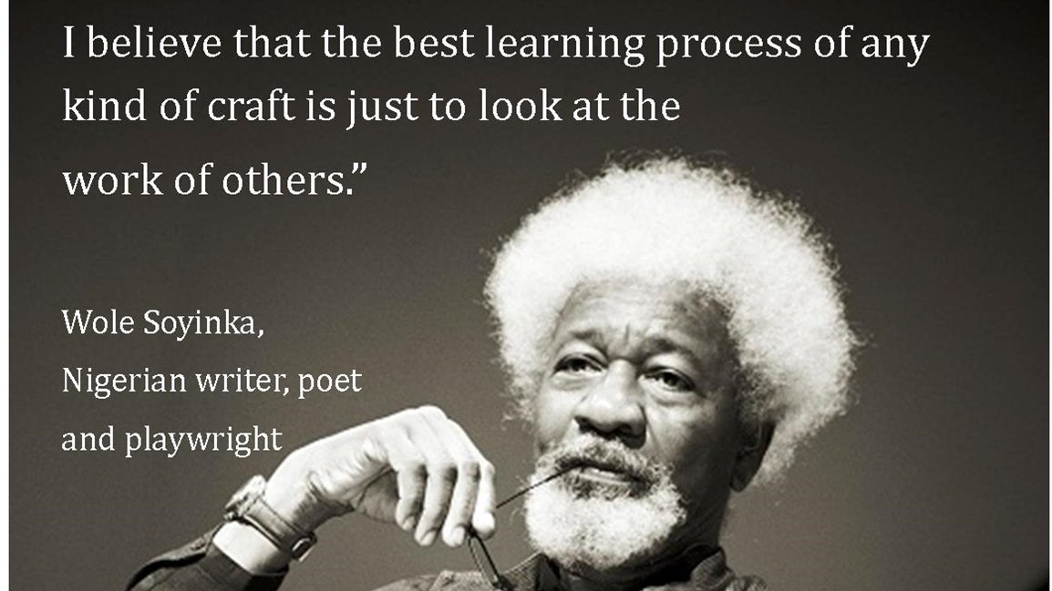 soulsprite's tweet photo. Wole Soyinka, is a Nigerian playwright, poet and essayist. He was awarded the 1986 Nobel Prize in Literature, the first black African to be honored in that category.
Wikipedia
#TheWriteMagic #writers #writing #writerslife #BlackVoicesMatter #BlackWritersMatter https://t.co/FXDMMjUzGD