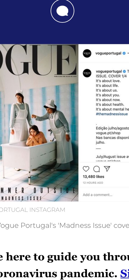 no_en0's tweet photo. ENOUGH IS ENOUGH!! In plain sight you abuse children and have the audacity to call it art and mental health awareness? #vogueportugal #LolitaExpress #Children #STOPRAPINGCHILDREN #EpsteinIsland #GhislaineMaxwell π§
π https://t.co/CDqLR2rDqK