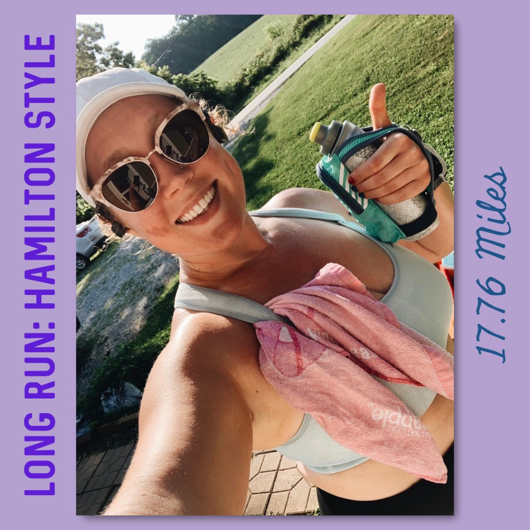 DiaryofaDisney1's tweet photo. Long Run: Hamilton Style
I ran 17.76 miles today to celebrate the @HamiltonMusical release on @disneyplus today!
I was so excited and hype listening to the soundtrack that I hit a new PR!
#hamilfilm https://t.co/iNgCORGGwK