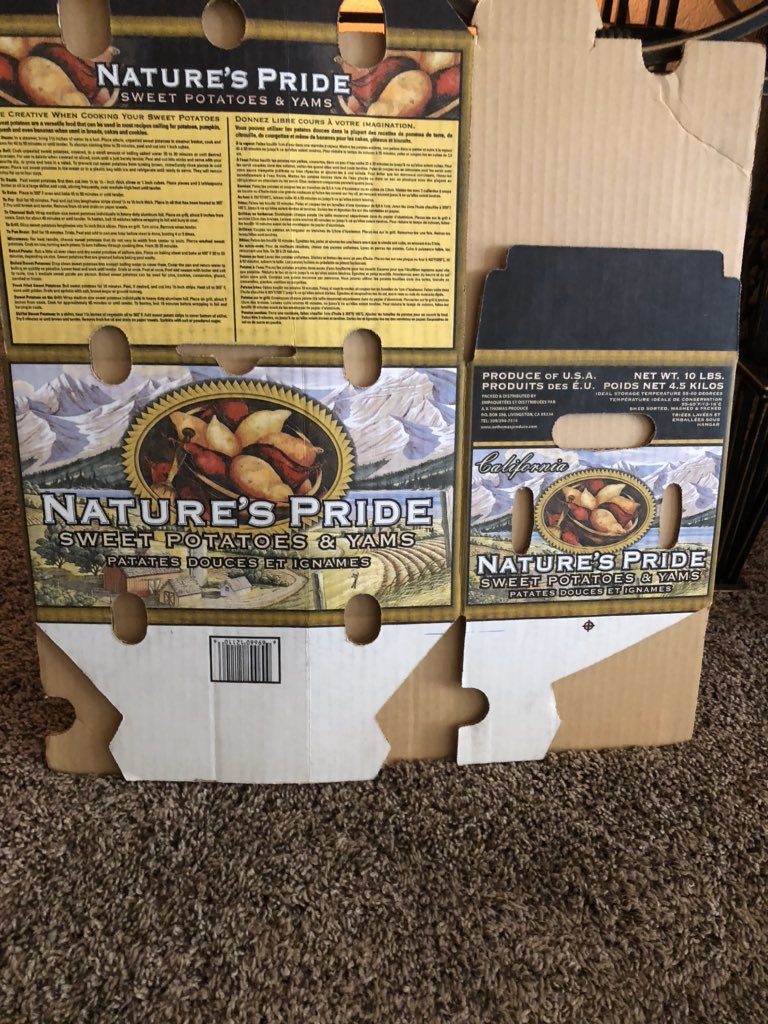 GoldIsis's tweet photo. @RussellVine1981 I worked with design and packaging 2000-2010 . I created a 10 lbs box for #Costco in 2002 for a local shipper of sweet potatoes. Conceptual art .. my vision . #NaturePride art and label ( NatureтАЩs Pride). Gotta love #agriculture https://t.co/SdqFbZC2XU