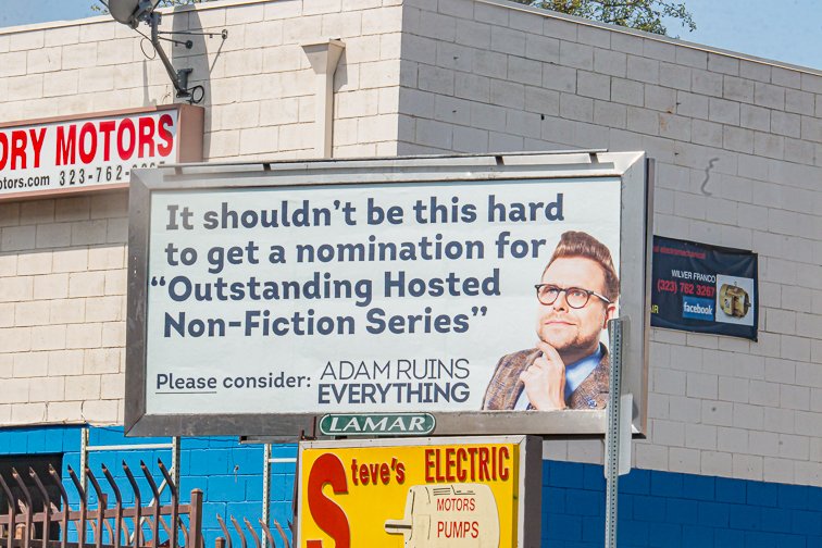 adamconover's tweet photo. The network didn't do an FYC Emmy campaign for Adam Ruins Everything this year, so I did one myself: https://t.co/hIbAWGlsXA