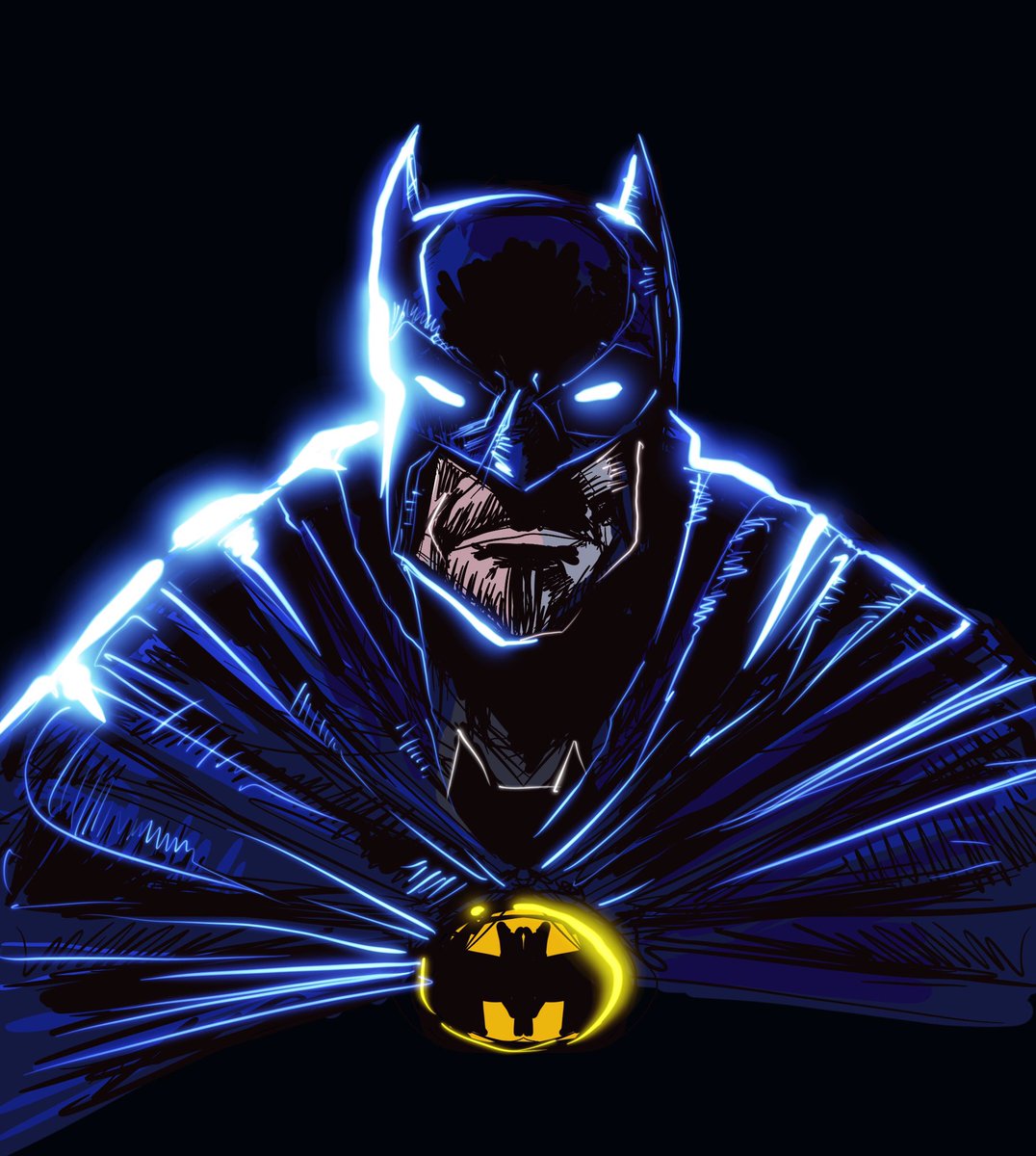 twistedesigns's tweet photo. The Dark Night by the moon 
@dccomics @dc @dc_spawn_marvel @batman @batmanarkham @batmanvsuperman #dcuniverse #dc #dccomics #batman #illustration #procreate #procreateart #dcfamily #darknight https://t.co/YjBmdf1OLf