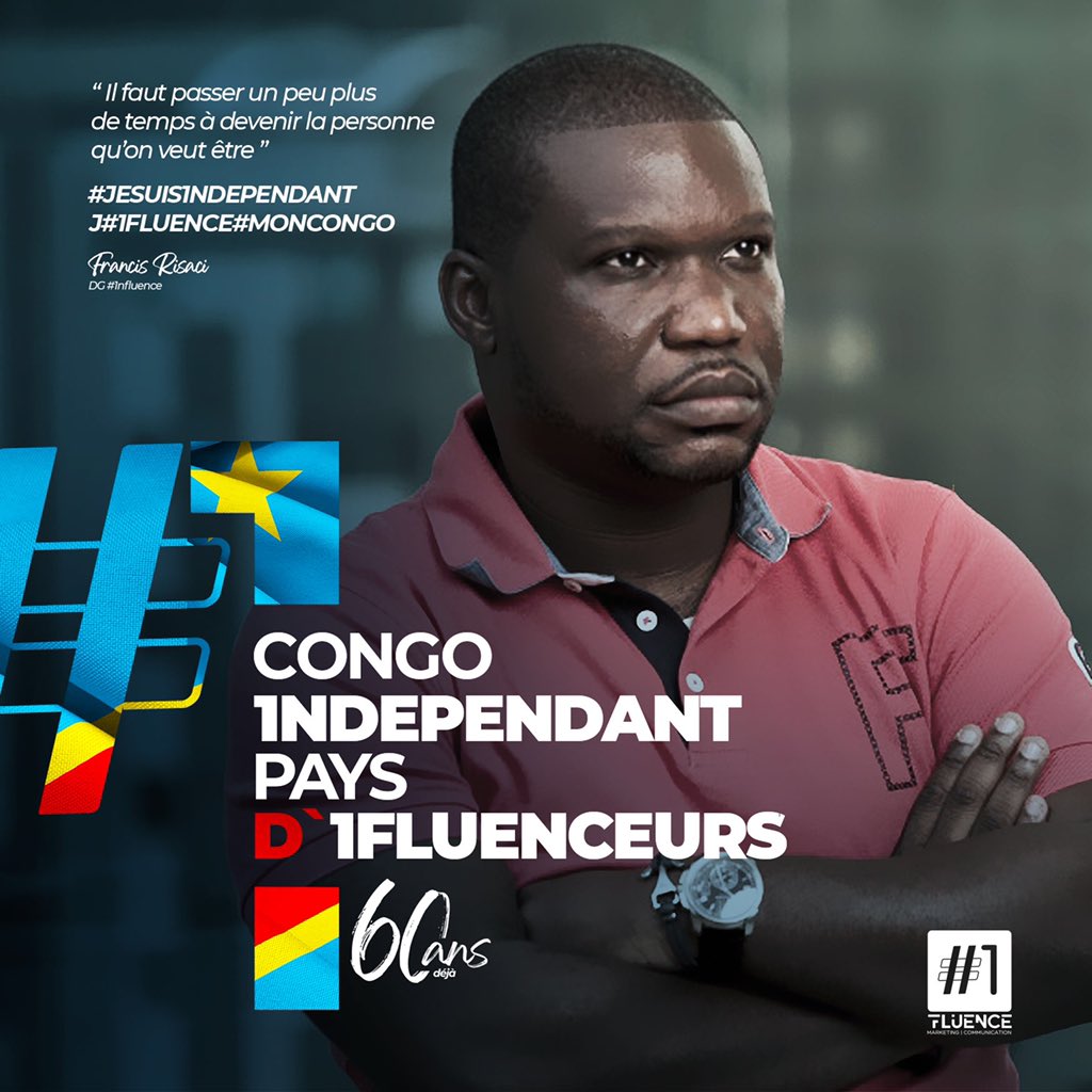 dutchdickson's tweet photo. Quand chacun de nous 1fluence son prochain, c'est le Congo qui avance. Un Congo Indépendant, Un Pays d'Influenceurs.

J' #1fluence #Moncongo #Rdc60ans https://t.co/1yegfOgQWG