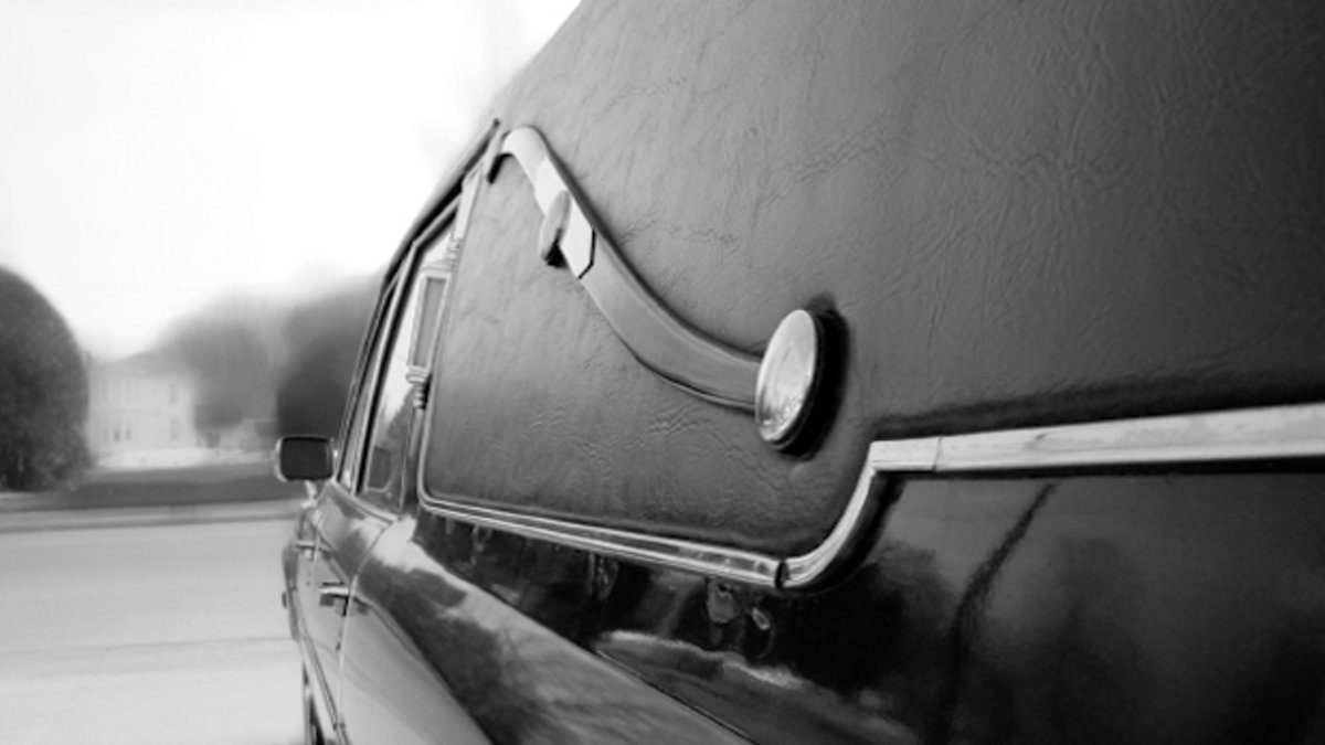 The decorative bars on hearses are called "landau bars," and they...