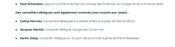 Les Parisiens ont voté et malgré la (trop) forte abstention, Anne Hidalgo et son équipe ont été largement reconduites à la Mairie. Les résultats du scrutin sont sans appel. La liste des maires adjoints communiquée ce jour mérite en revanche quelques commentaires... #Thread1/